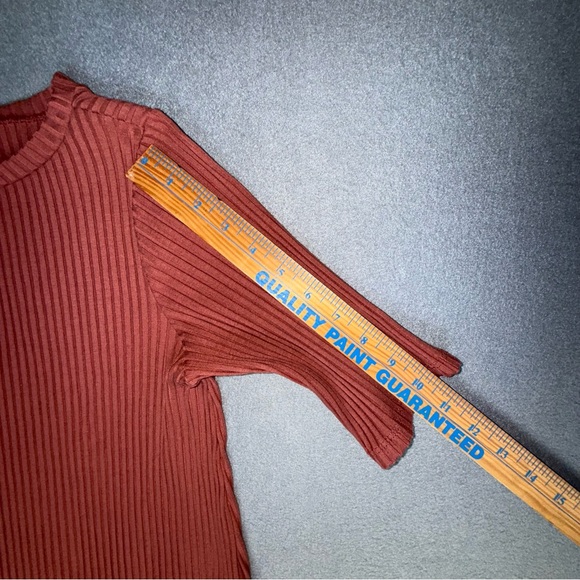 Eileen Fisher women’s Ribbed short sleeve Boat Neck Tunic‎ top Medium - Picture 7 of 10